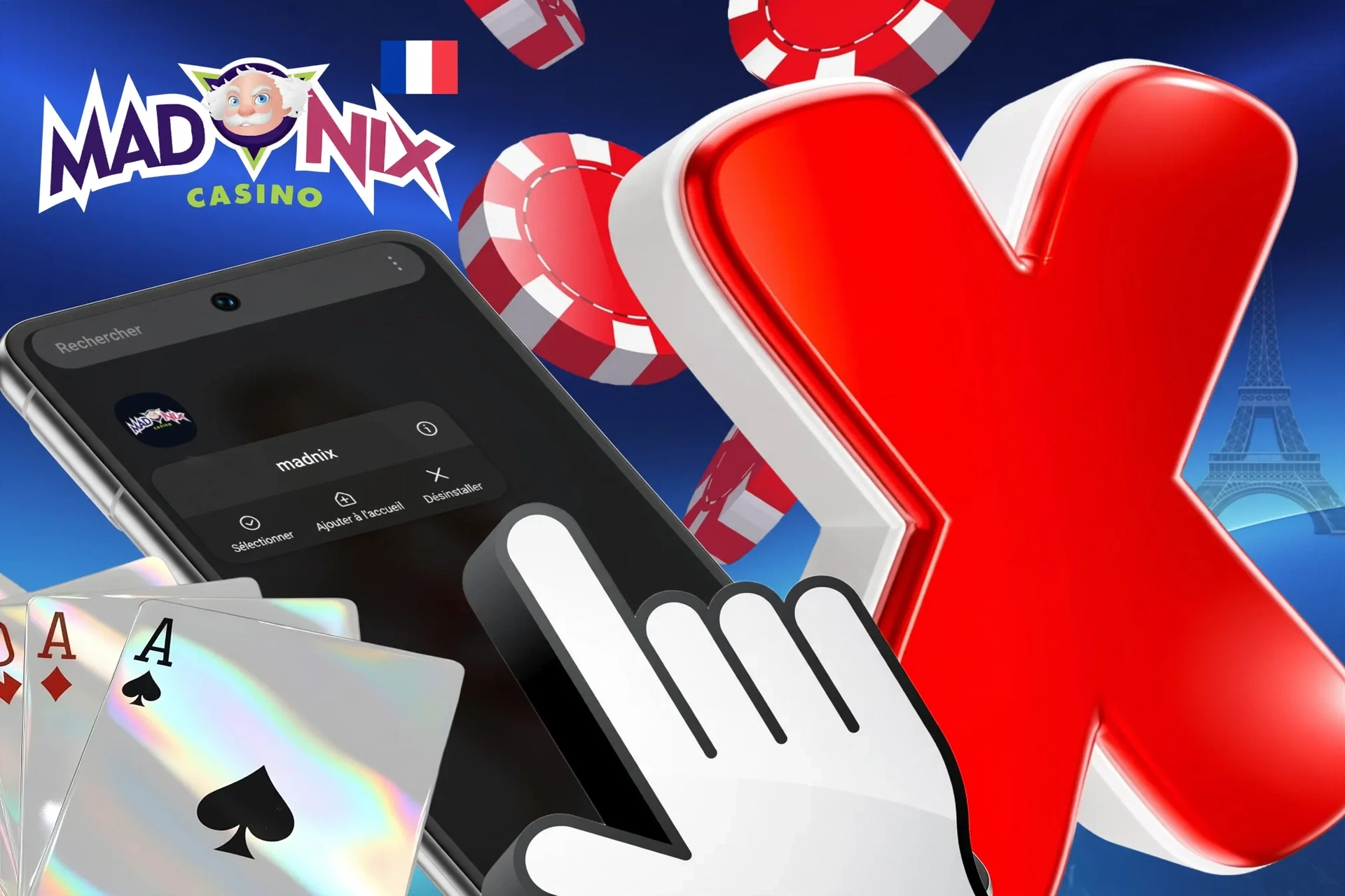 Description de la procédure de suppression de compte Madnix via le service d'assistance